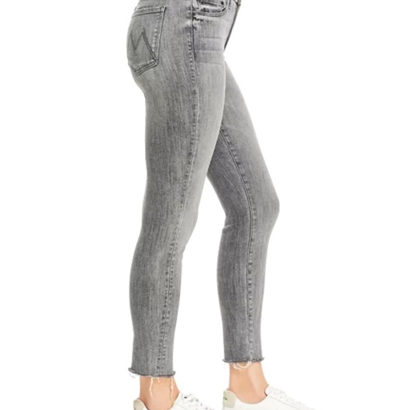 MOTHER The Looker Ankle Fray Denim in All Nighter - Picture 5 of 5